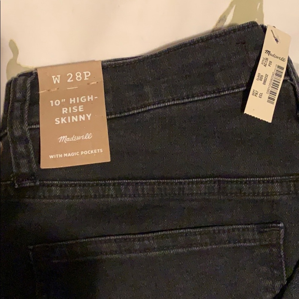 Madewell 10 inch high-rise Skinny Eclipse Wash
